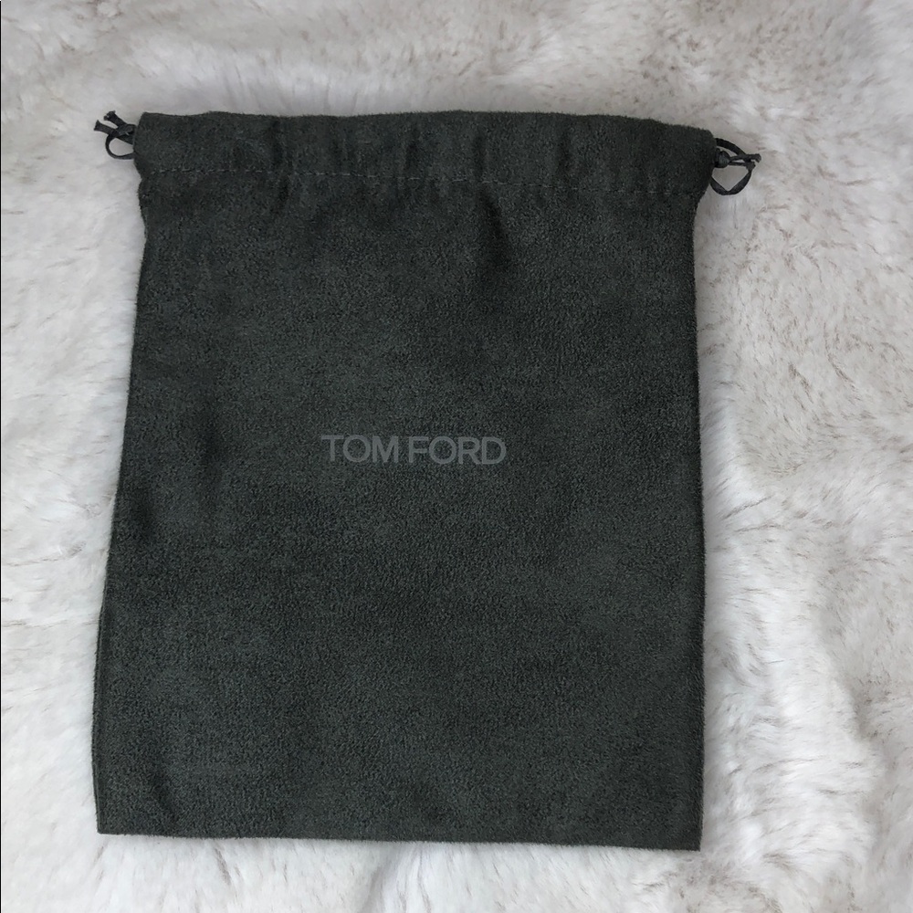 Tom Ford gray  suede dust bag